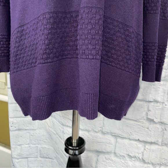 Croft & barrow scoopneck Longsleeve textured sweater sz L women - Picture 2 of 10
